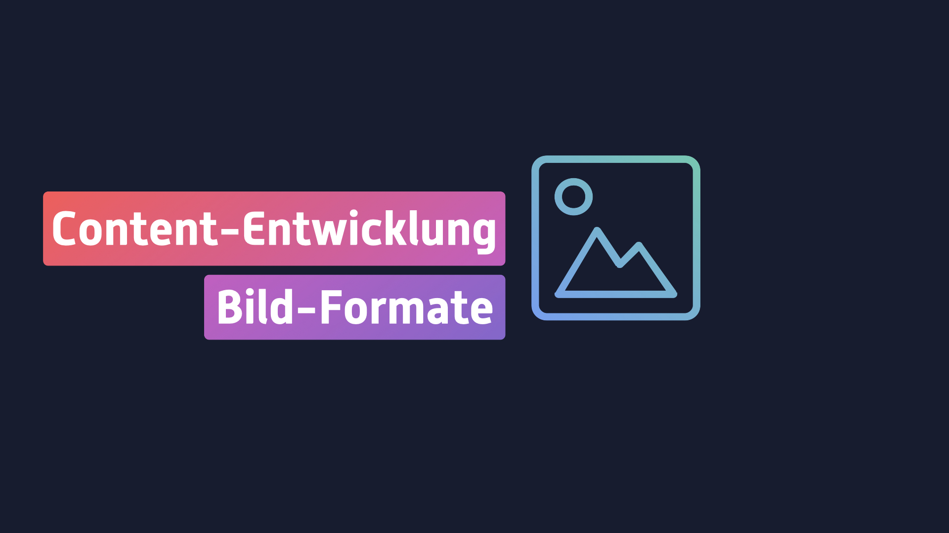 27 Social Media Seminar - Bild Formate entwickeln