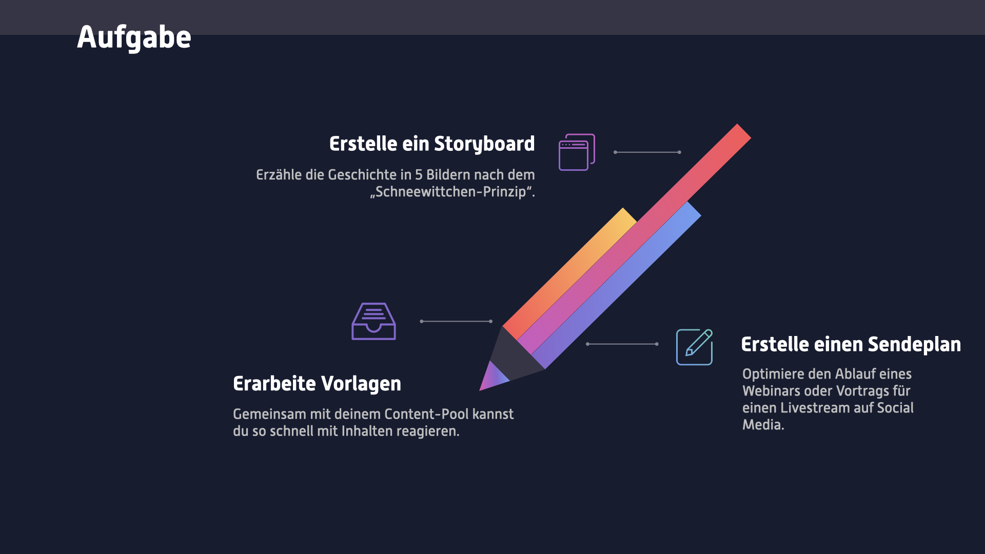 33 Social Media Seminar - Aufgabe Formatentwicklung